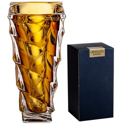 Ваза "Злата", h 30,5 см, хрустальное стекло, в подарочной коробке, Чехия