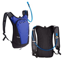 Рюкзак двухцветный со встроенной системой для питья, полиэстр, полиэтилен