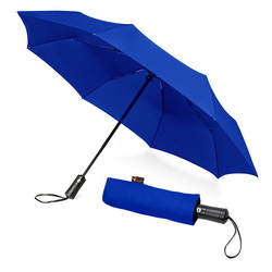 Складной зонт автоматический с системой защиты от ветра в чехле, эпонж