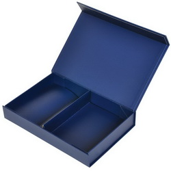 Коробка подарочная складная со съемным разделителем, кашированный картон