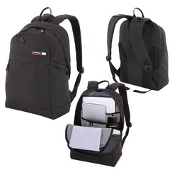 Рюкзак Swissgear: отделение для ноутбука с мягкими стенками с диагональю экрана до 14', карман для планшетного компьютера с мягкими стенками, ключница, сетчатый карман для мобильного телефона, карманы в передней части рюкзака подходят для