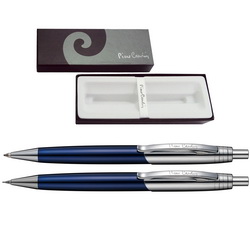 Набор Pierre Cardin: ручка шариковая и карандаш, латунь, лак в подарочной коробке