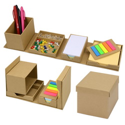 Канцелярский набор складывающийся в куб, в комплекте: стикеры желтые 91х91мм, стикеры цветные 43х10мм, бумага для заметок цветная 58х93мм , картон, бумага
