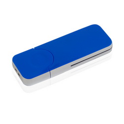 Флэш-карта USB, 8Gb, пластиковый корпус, синий