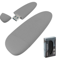 Флэш-карта USB 3.0, 16 Гб, с покрытием, имитирующим камень, в индивидуальной упаковке, пластик