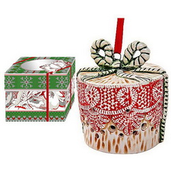 Украшение новогоднее "Приятный сюрприз", в подарочной коробке, керамика