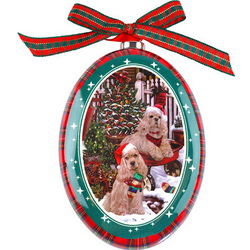 Новогоднее украшение с символикой года "Американский кокер-спаниэль", папье-маше. На складе в наличии аналогичные модели с различными породами собак.